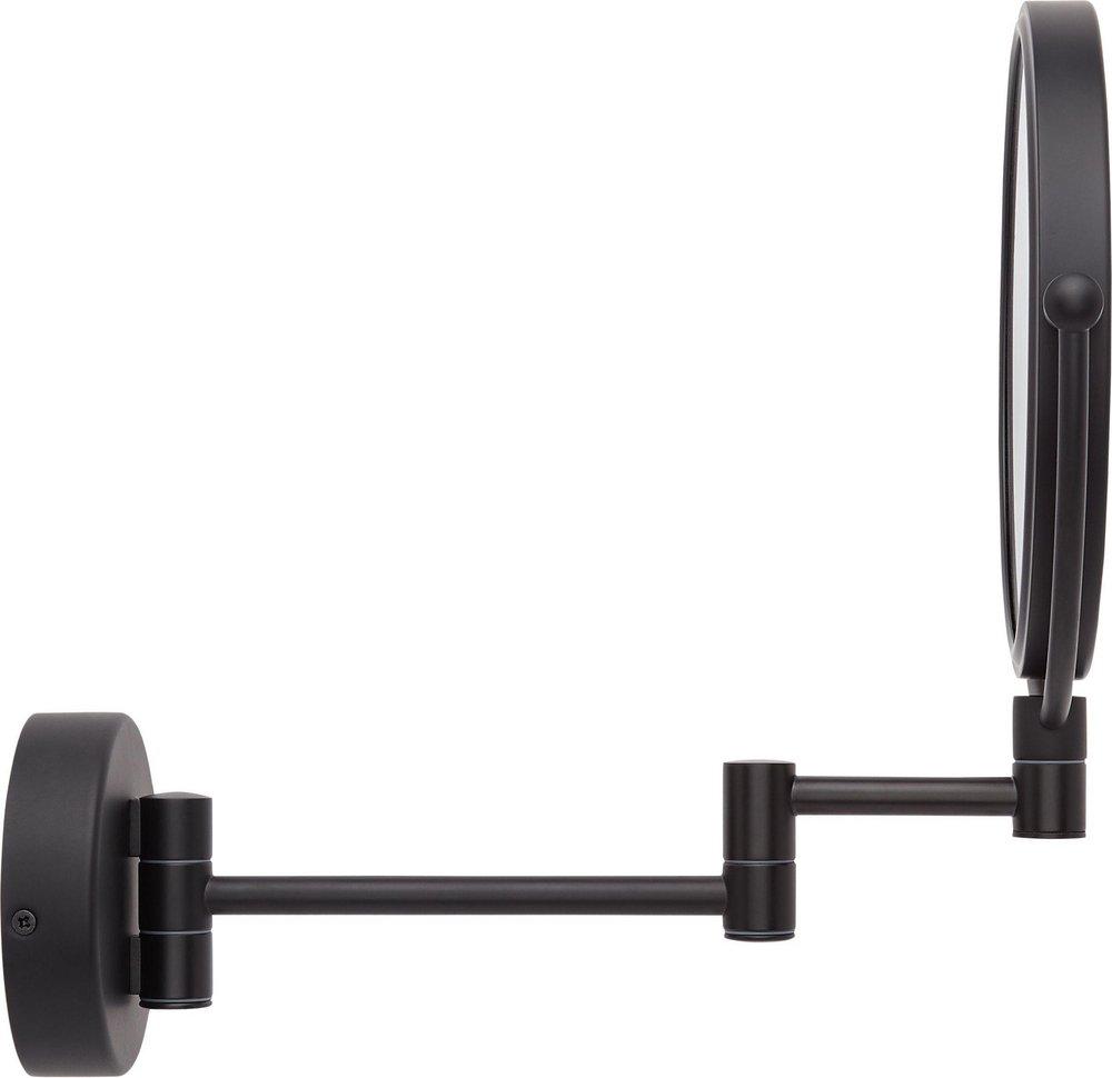 Double-Sided Wall Mount Lighted Makeup Mirror in  Chrome 