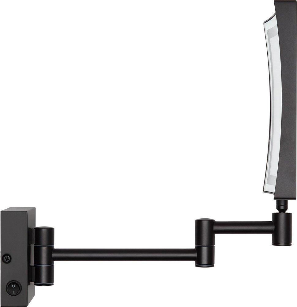 Double-Sided Wall Mount Lighted Makeup Mirror in  Chrome 