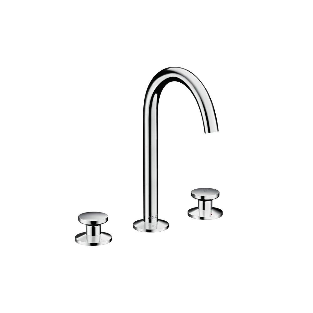 AXOR Chrome Two Handle Widespread Bathroom Sink Faucet 