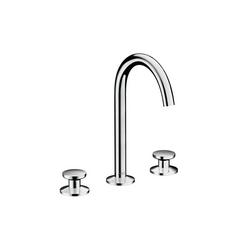 Two Handle Widespread Bathroom Sink Faucet in Chrome