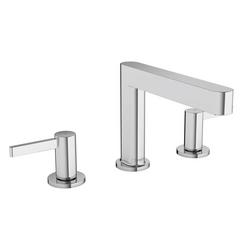Two Handle Widespread Bathroom Sink Faucet in Chrome