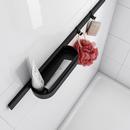 Wide Towel Hook in Matte Black - 2 Piece 