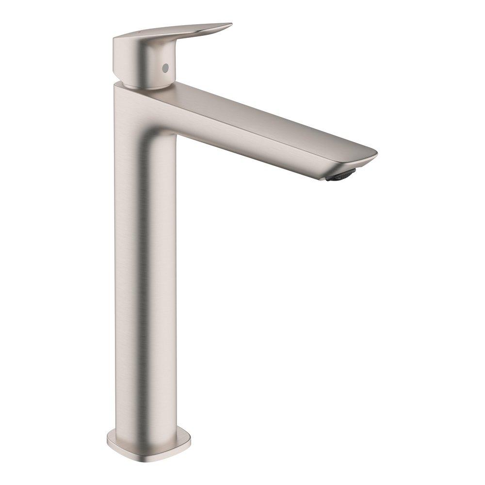 Hansgrohe Brushed Nickel Single Handle Bathroom Sink Faucet 