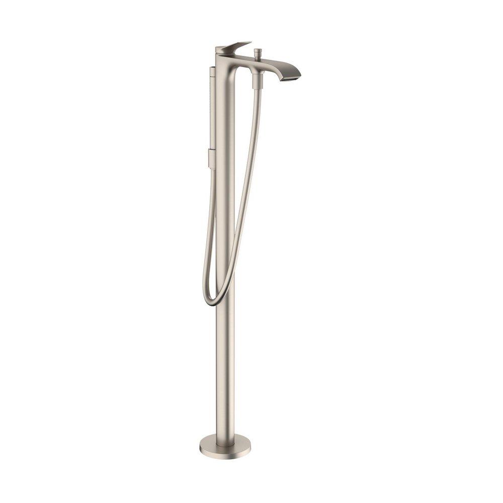 Hansgrohe Brushed Nickel Single Handle Lever Floor Mount Filler (Trim Only) 