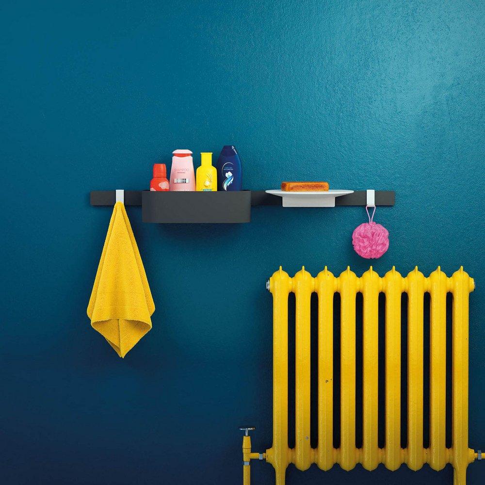 WALLSTORIS STORAGE BASKET- DEEP IN MATTE BLACK 