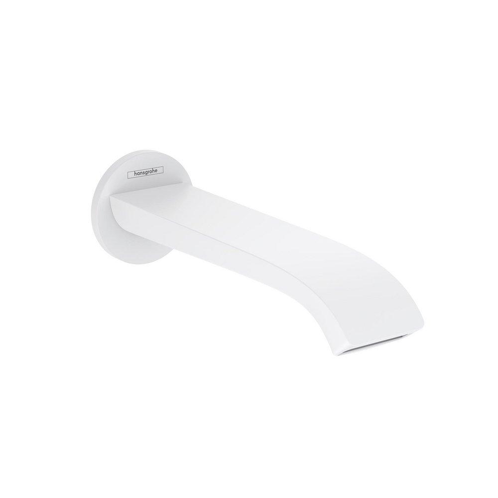 Hansgrohe Matte White 1/2 x 8-1/4 in. NPT Tub Spout 