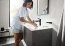 Hansgrohe Matte Black Single Handle Bathroom Sink Faucet 
