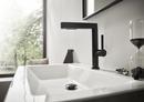 Hansgrohe Matte Black Single Handle Monoblock Bathroom Sink Faucet 
