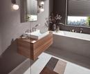 Hansgrohe Brushed Nickel Two Handle Widespread Bathroom Sink Faucet 