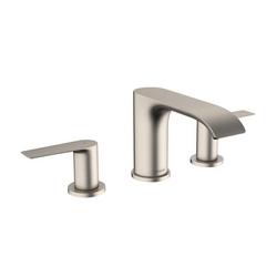 Two Handle Widespread Bathroom Sink Faucet in Brushed Nickel