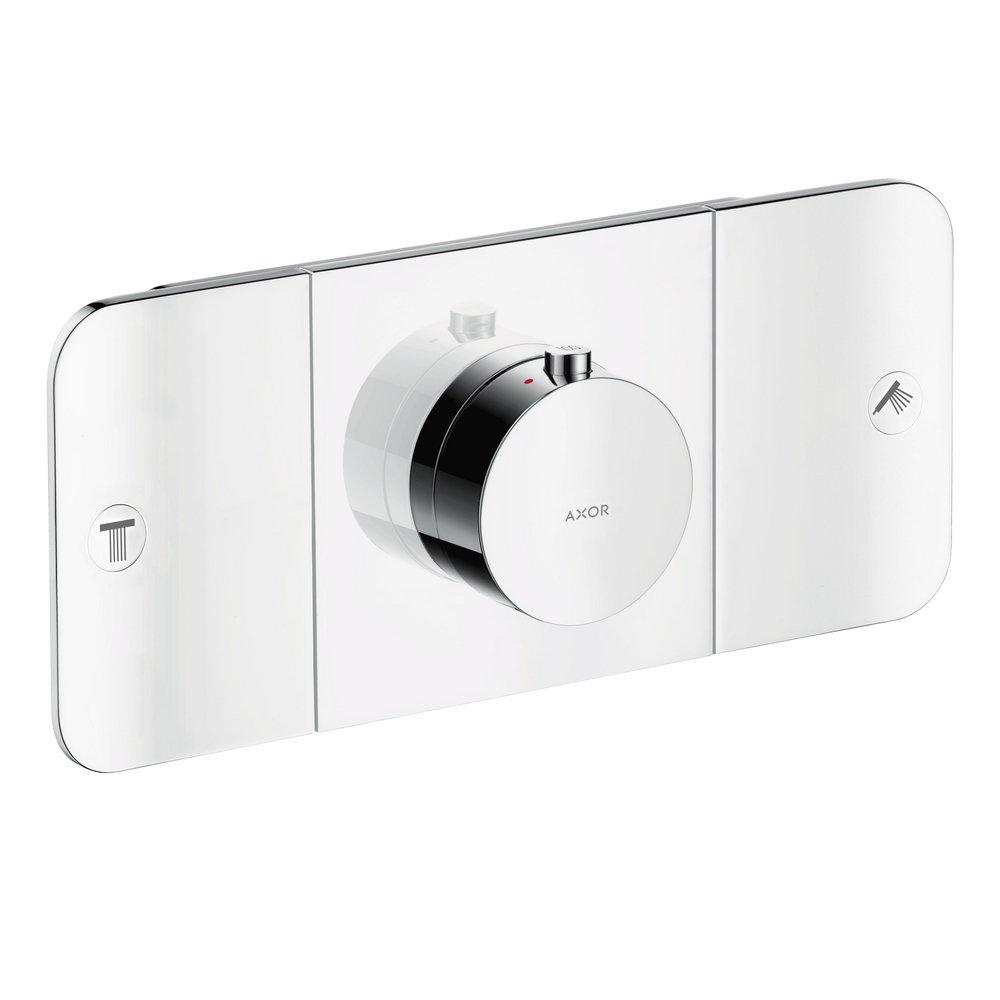 AXOR ONE THERMOSTATIC MODULE TRIM FOR 2 FUNCTIONS IN CHROME 