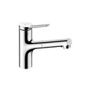 Hansgrohe Chrome Single Handle Pull Out Kitchen Faucet 