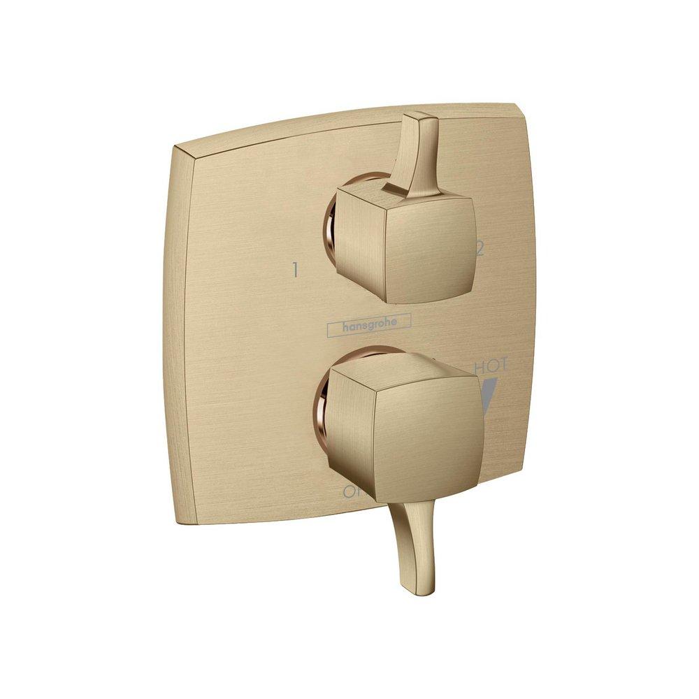 CCY PRESSURE BALANCE TRIM CLASSIC SQUARE WITH DIVERTER IN BRUSHED BRONZE 