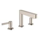 Hansgrohe Brushed Nickel Two Handle Widespread Bathroom Sink Faucet 