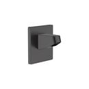 1/2 x 4 x 3-1/8 in. NPT Plastic Shower Arm in Matte Black