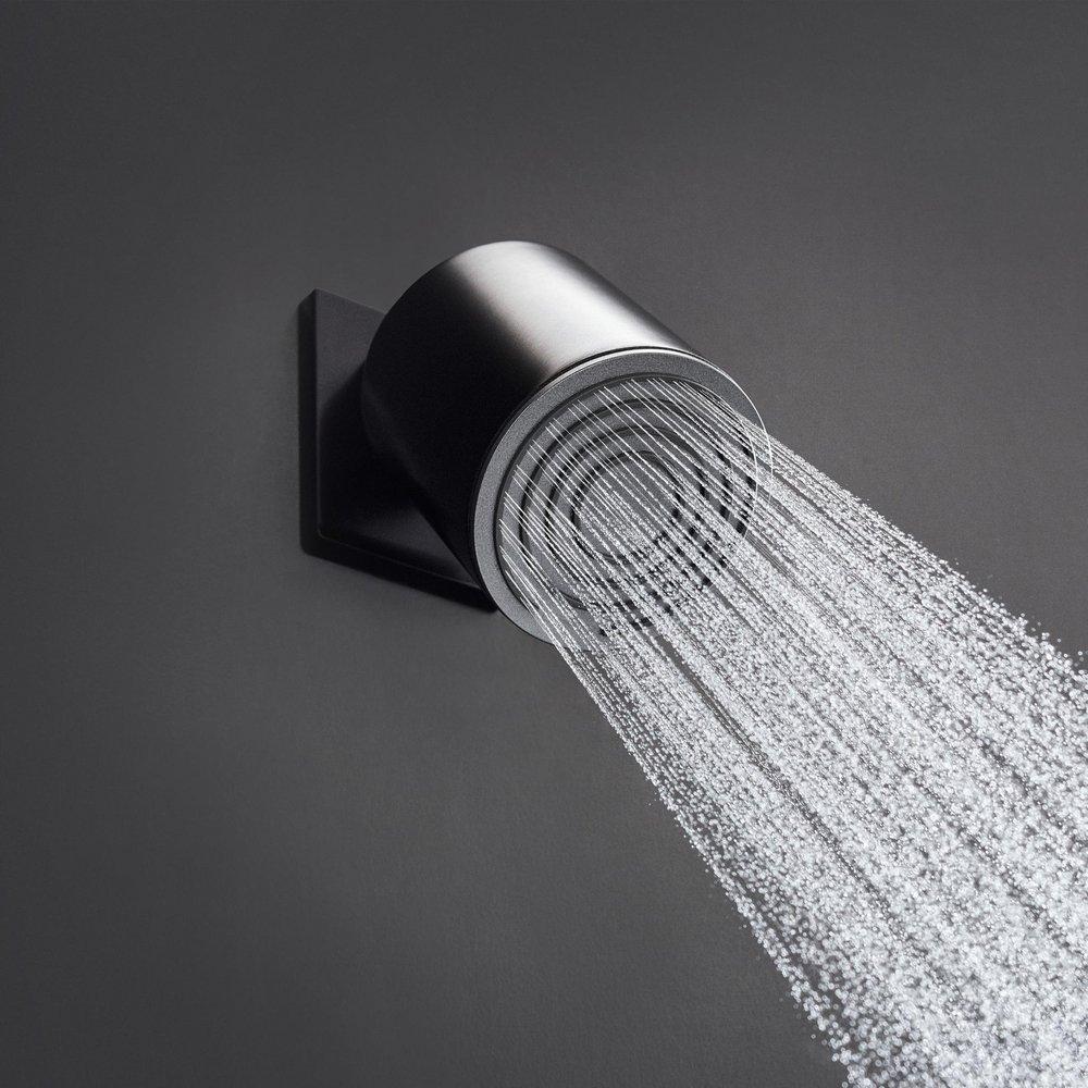 Hansgrohe Matte Black 1/2 x 4 x 3-1/8 in. NPT Plastic Shower Arm 