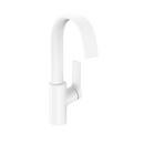 Hansgrohe Matte White Single Handle Bathroom Sink Faucet 