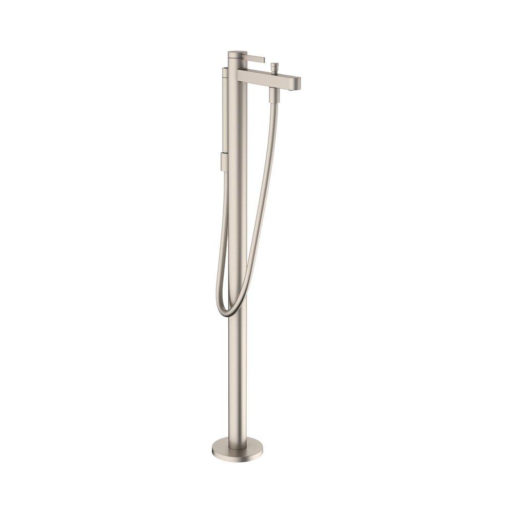 Hansgrohe Brushed Nickel Single Handle Lever Floor Mount Filler 