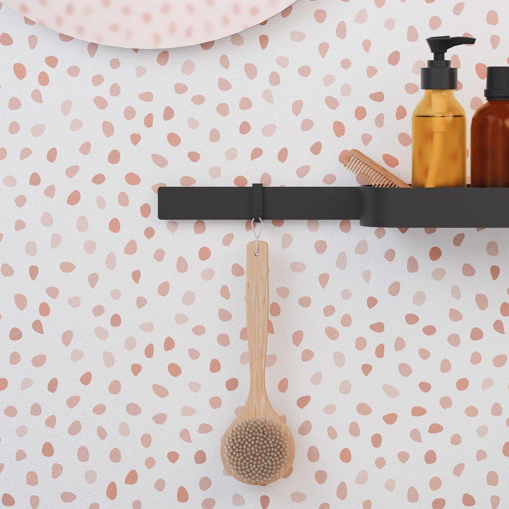 WALLSTORIS TOWEL HOOK- SLIM IN MATTE BLACK 