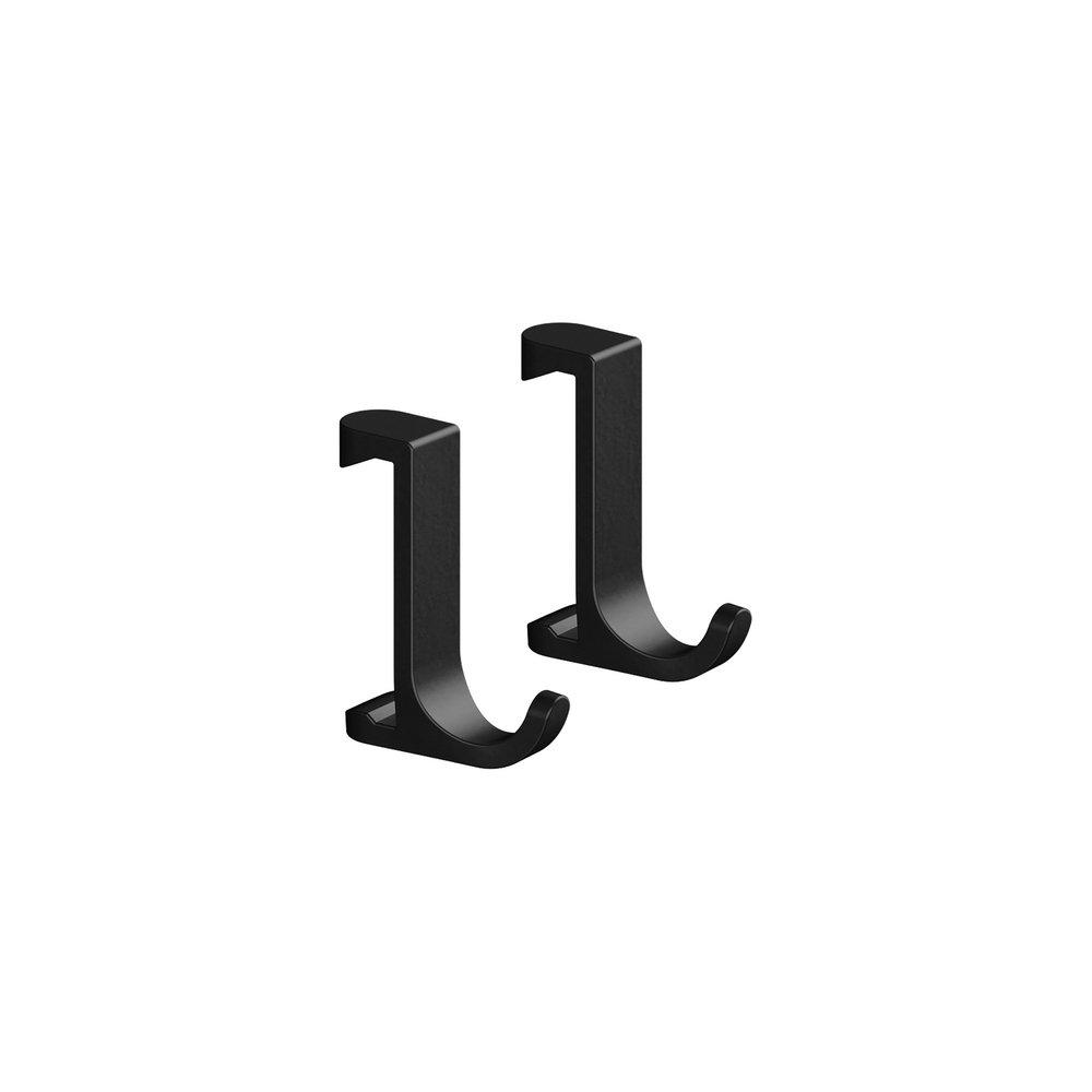 WALLSTORIS TOWEL HOOK- SLIM IN MATTE BLACK 