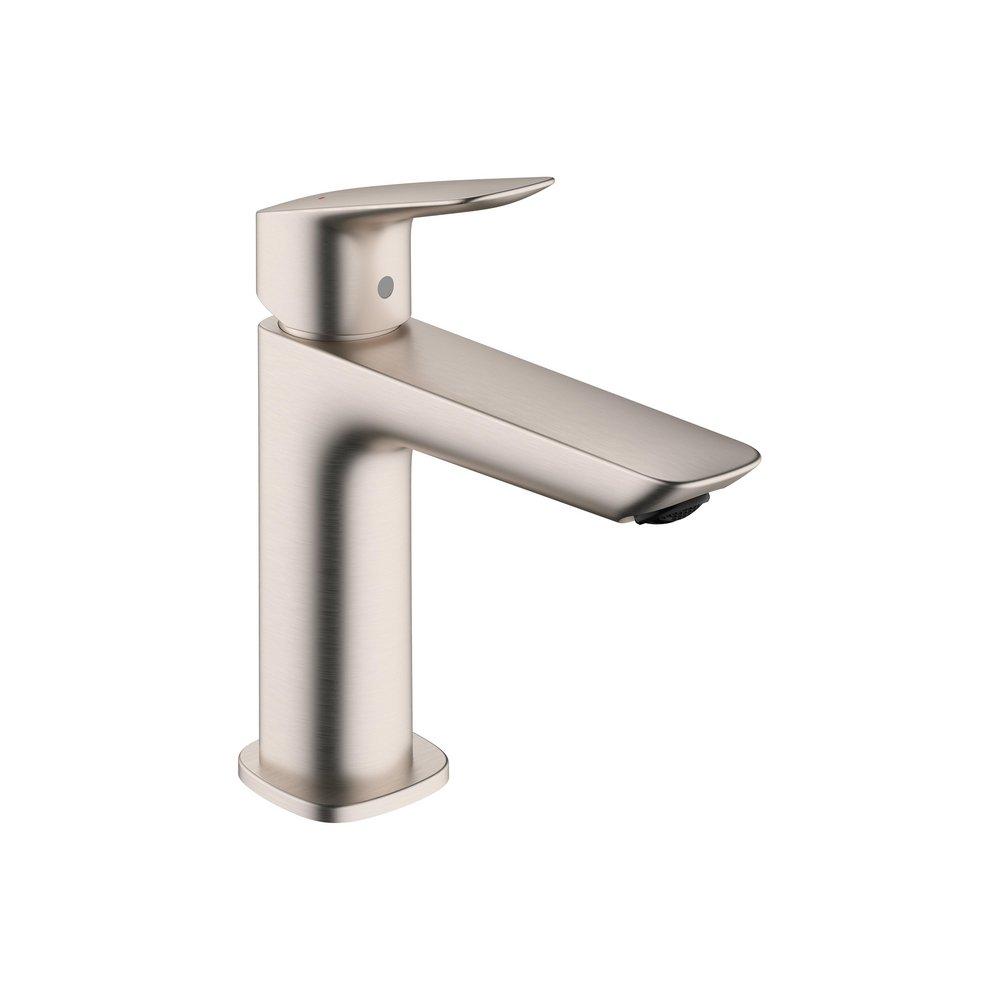 Hansgrohe Brushed Nickel Single Handle Bathroom Sink Faucet 