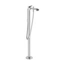 Single Handle Lever Floor Mount Filler in Chrome (Trim Only)