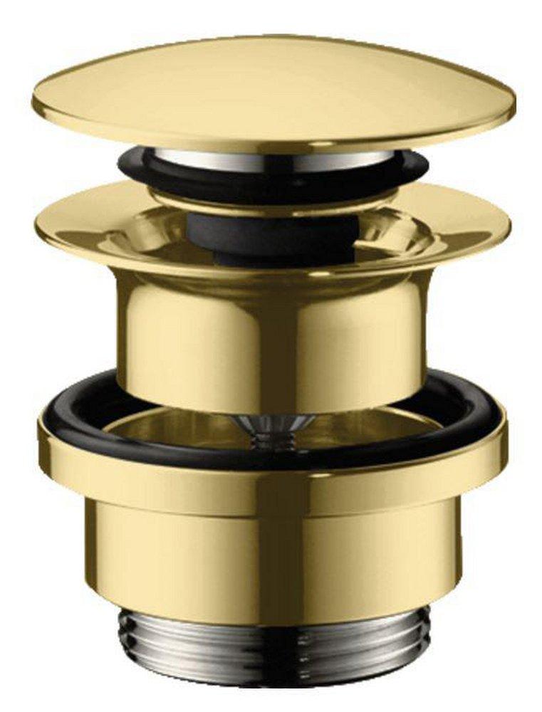 PUSH-OPEN SINK DRN IN BRUSHED GOLD OPTIC 