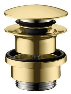 Bathroom Sink Drain in Brushed Gold Optic