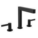 Hansgrohe Matte Black Two Handle Widespread Bathroom Sink Faucet 