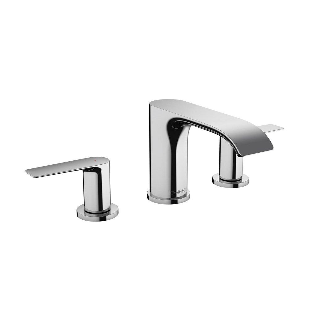 Hansgrohe Chrome Two Handle Widespread Bathroom Sink Faucet 