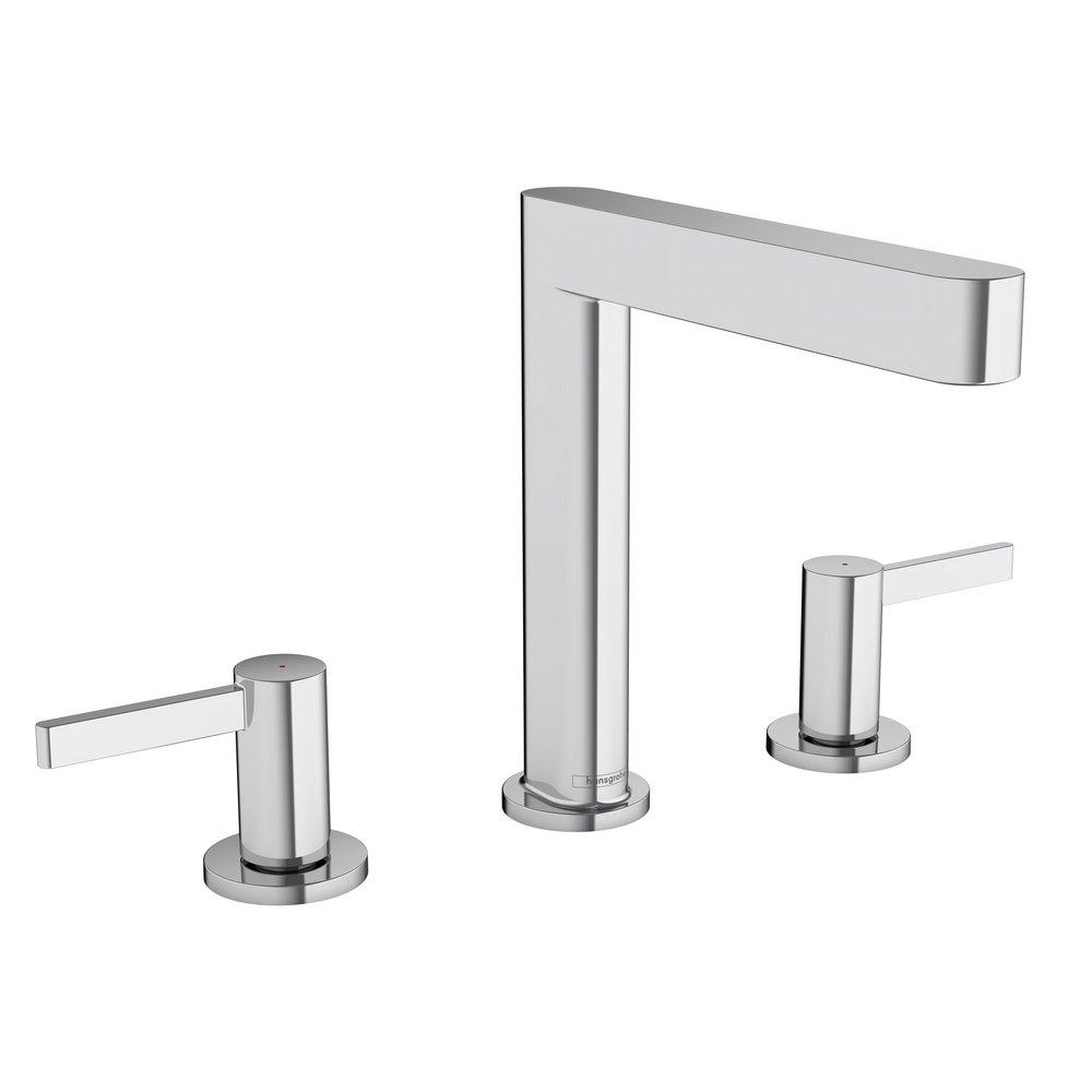 Hansgrohe Chrome Two Handle Widespread Bathroom Sink Faucet 