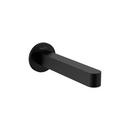 Hansgrohe Matte Black 1/2 x 7-1/2 in. NPT Tub Spout 