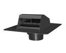 5 in Black Roof Dryer Vent with Flap