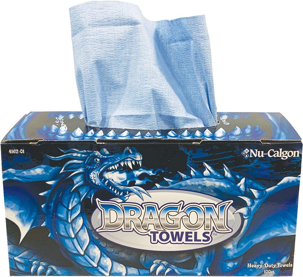 Nu-Calgon Blue 12-1/2 x 12-1/2 in. Towel (Count of 100) 