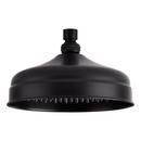 8 RAINFALL NOZZLE SHOWER HEAD MATTE BLACK 