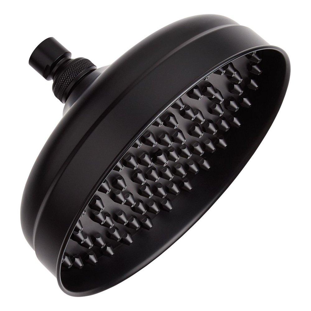 8 RAINFALL NOZZLE SHOWER HEAD MATTE BLACK 