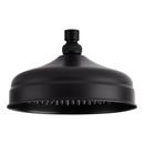 8 RAINFALL NOZZLE SHOWER HEAD MATTE BLACK 