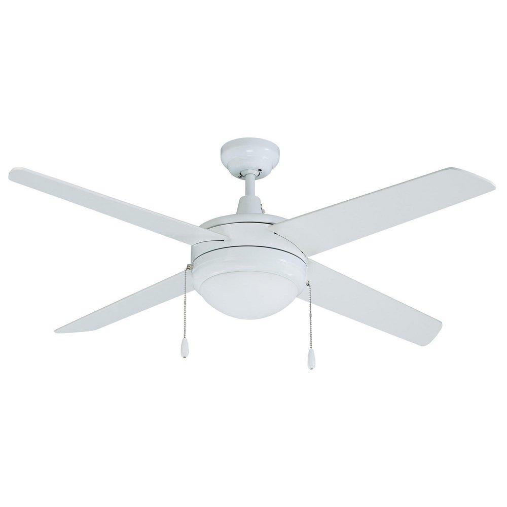RP Lighting White 50 in. 4-Blade Indoor Ceiling Fan 