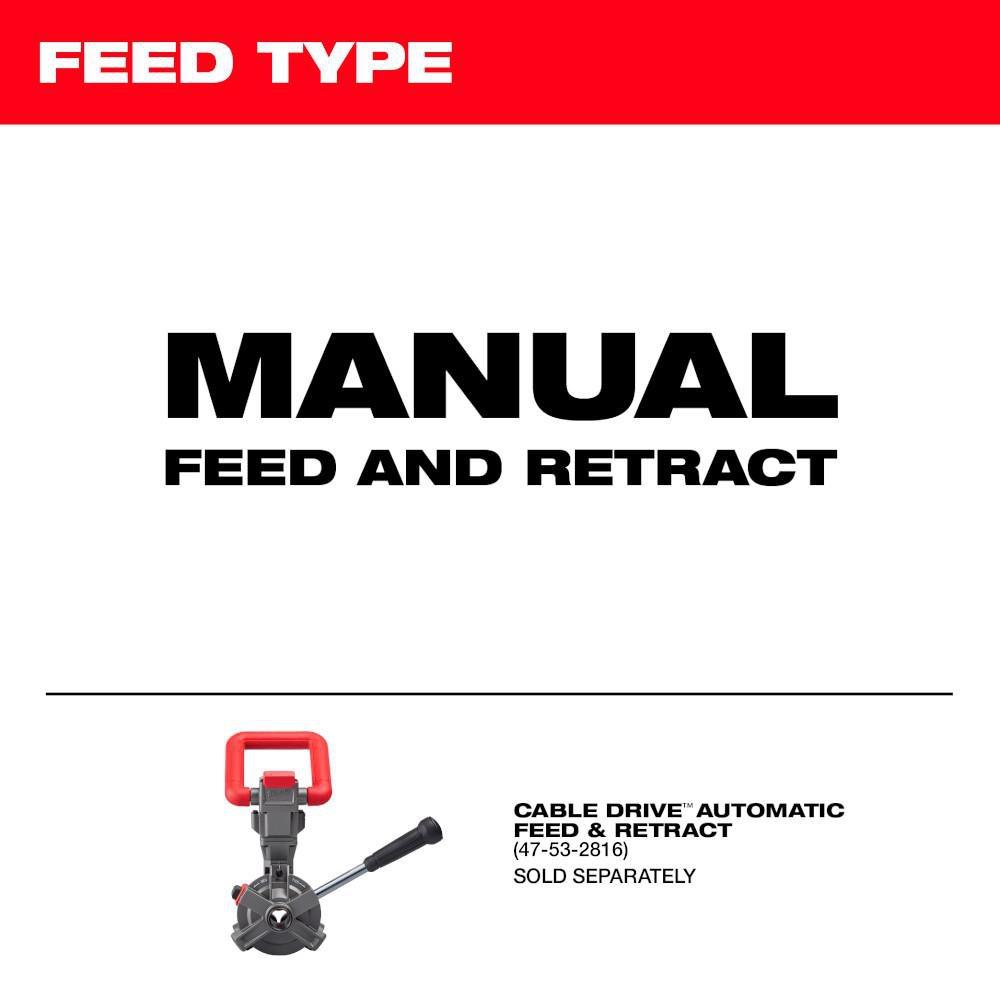 Milwaukee® Red Battery Drum Machine 