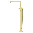 Pfister Brushed Gold Less Handles Floor Mount Filler (Trim Only) 