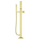 Pfister Brushed Gold Less Handles Floor Mount Filler (Trim Only) 