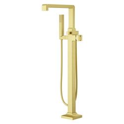 Less Handles Floor Mount Filler in Brushed Gold (Trim Only)
