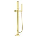 Pfister Brushed Gold Less Handles Floor Mount Filler (Trim Only) 