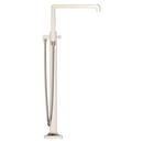 Pfister Polished Nickel Less Handles Floor Mount Filler (Trim Only) 