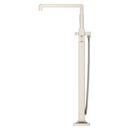 Pfister Polished Nickel Less Handles Floor Mount Filler (Trim Only) 