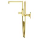 VERVE WALL-MOUNT TUB FILLER WITHOUT HANDLESIN BRUSHED GOLD 