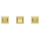 Two Handle Widespread Bathroom Sink Faucet in Brushed Gold (Handles Sold Separately) 