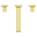 Two Handle Widespread Bathroom Sink Faucet in Brushed Gold (Handles Sold Separately) 