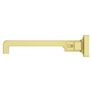 Two Handle Widespread Bathroom Sink Faucet in Brushed Gold (Handles Sold Separately) 