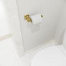 VERVE TOILET PAPER HOLDER IN BRUSHED GOLD 